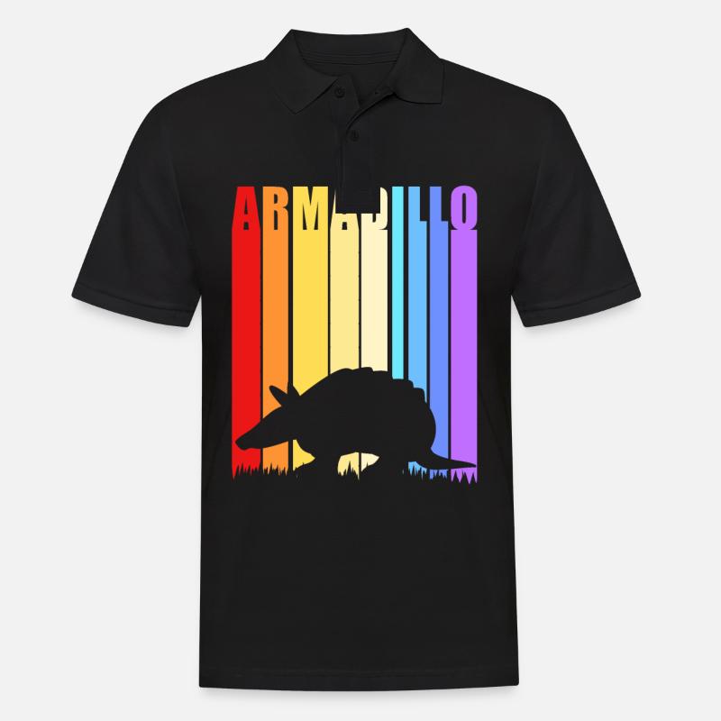 Armadillo - Männer Poloshirt - Schwarz