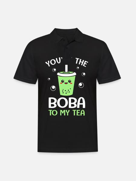 Bubble Tee Boba Tea - Men's Polo Shirt - black