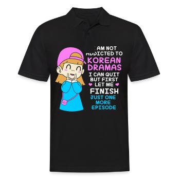 K-Pop Korea Pop Kdrama Kpop Corée Coréenne - Polo Homme - noir - Devant - Kai (181cm)