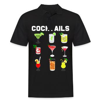 Cocktail - Polo Homme - noir - Devant - Kai (181cm)
