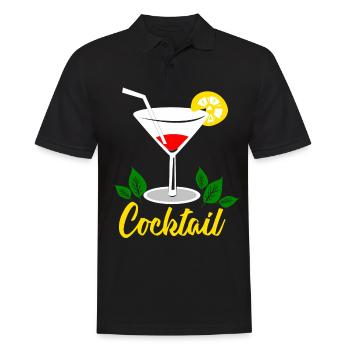 Cocktail - Polo Homme - noir - Devant - Kai (181cm)