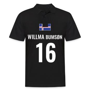 Fußball Sauf Trikot Island Mallorca Party Gruppen - Männer Poloshirt - Schwarz - Vorne - Kai (181cm)