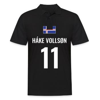 Fußball Sauf Trikot Island Mallorca Party Gruppen - Männer Poloshirt - Schwarz - Vorne - Kai (181cm)