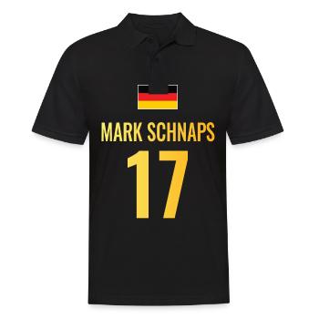 Fußball Sauf Trikot Deutschland Mallorca Gruppen - Männer Poloshirt - Schwarz - Vorne - Kai (181cm)