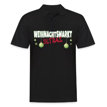 Weihnachtsmarkt Ultras Ugly Christmas Xmas Idee - Männer Poloshirt - Schwarz - Vorne - Kai (181cm)