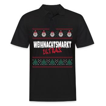 Weihnachtsmarkt Ultras Ugly Christmas Xmas Idee - Männer Poloshirt - Schwarz - Vorne - Kai (181cm)