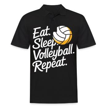 Joueurs de volley-ball Joueurs de beach-volley - Polo Homme - noir - Devant - Kai (181cm)