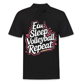 Joueurs de volley-ball Joueurs de beach-volley - Polo Homme - noir - Devant - Kai (181cm)
