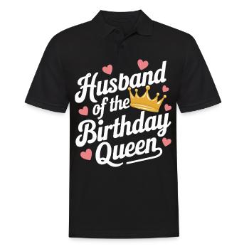 Ehemann Ehegatte Familie Hochzeit - Männer Poloshirt - Schwarz - Vorne - Kai (181cm)