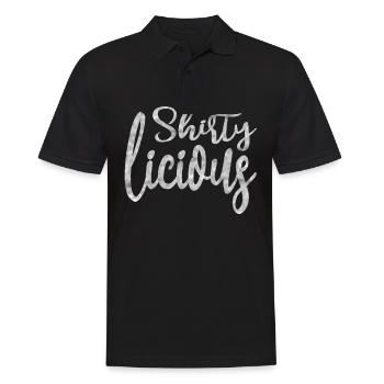 Licious Style Design Shirt Gift - Men's Polo Shirt - black - Front - Kai (181cm)