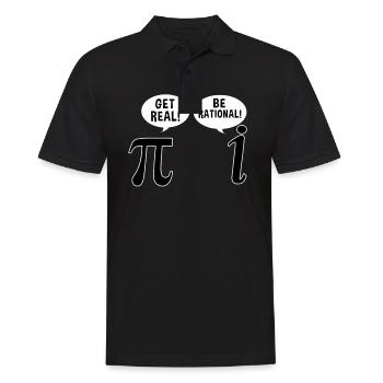 Maths drôles sort scientifique idée de cadeau - Polo Homme - noir - Devant - Kai (181cm)