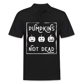 Pumpkins not dead - Men's Polo Shirt - black - Front - Kai (181cm)
