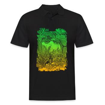 Jungle rainforest conservation amazon - Men's Polo Shirt - black - Front - Kai (181cm)