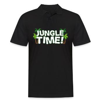 Dschungel Regenwald Naturschutz Amazonas Natur - Männer Poloshirt - Schwarz - Vorne - Kai (181cm)