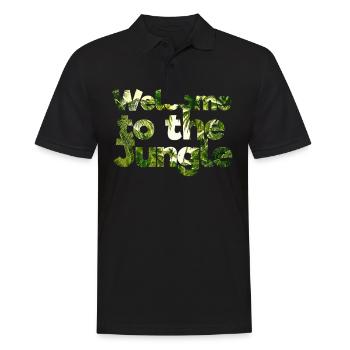 Jungle rainforest conservation amazon - Men's Polo Shirt - black - Front - Kai (181cm)