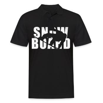 Snowboarder Snowboarder Snowboarding Saisissez Freestyle - Polo Homme - noir - Devant - Kai (181cm)