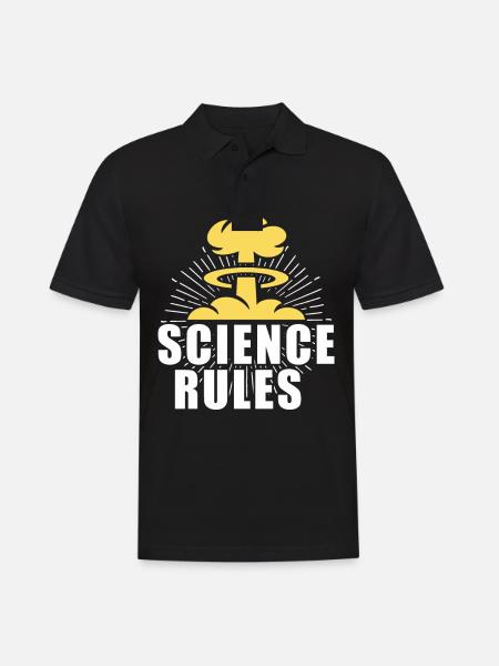 Science Science Nerd Chemise Science Naturelle - Polo Homme - noir