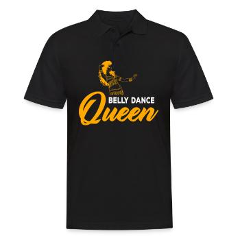Belly Dance Dance Dance Dancer Oriental - Men's Polo Shirt - black - Front - Kai (181cm)