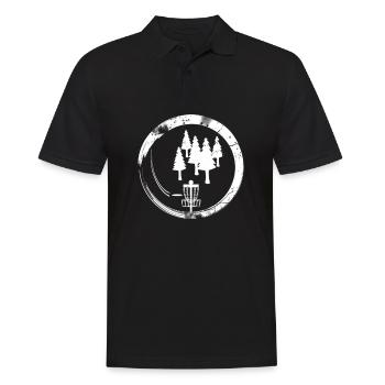 Frissbee Golf Disc Golf Disque Cadeau Putter - Polo Homme - noir - Devant - Kai (181cm)
