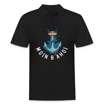 Moin & Ahoy - Polo Homme - noir - Devant - Kai (181cm)