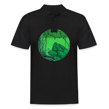 Regenwald Tropen Umweltschutz Natur Klimawandel - Männer Poloshirt - Schwarz - Vorne - Kai (181cm)