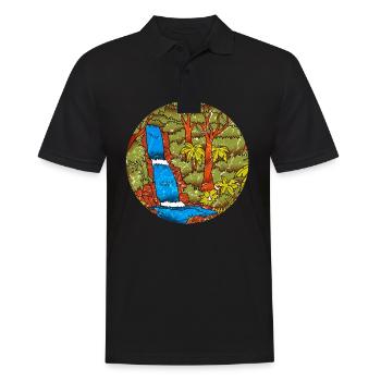 Regenwald Tropen Umweltschutz Natur Klimawandel - Männer Poloshirt - Schwarz - Vorne - Kai (181cm)