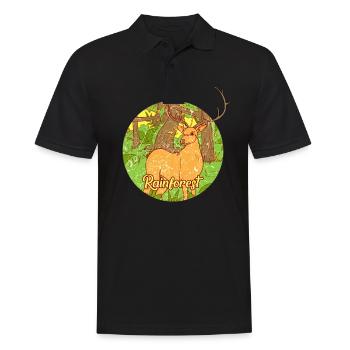 Regenwald Tropen Umweltschutz Natur Klimawandel - Männer Poloshirt - Schwarz - Vorne - Kai (181cm)