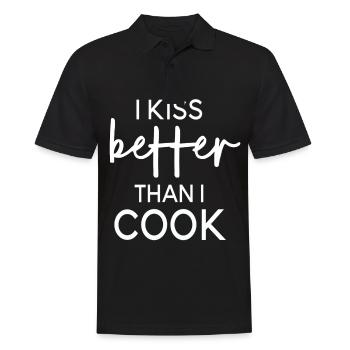 Gastronomie cuisine cadeau maman cuisine restaurant - Polo Homme - noir - Devant - Kai (181cm)