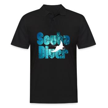 Scuba Diver - rayons - Polo Homme - noir - Devant - Kai (181cm)
