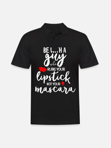 Funny sayings gift idea - Men's Polo Shirt - black