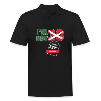 30 Birthday - Men's Polo Shirt - black - Front - Kai (181cm)