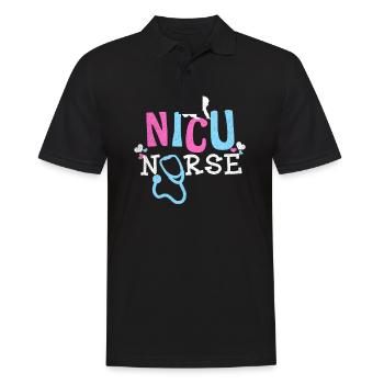 Nicu Infirmière Infirmière Neontal Cadeau - Polo Homme - noir - Devant - Kai (181cm)