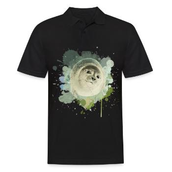Phoque phoque loup de mer morse animal - Polo Homme - noir - Devant - Kai (181cm)