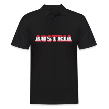 Austria - Men's Polo Shirt - black - Front - Kai (181cm)