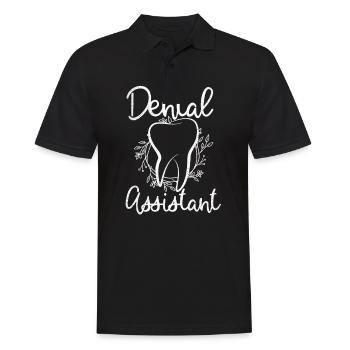 Hygenist Dentaire Sweet Tooth Gift - Polo Homme - noir - Devant - Kai (181cm)