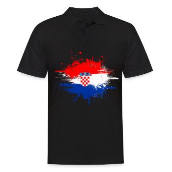 Croatie - Polo Homme - noir - Devant - Kai (181cm)