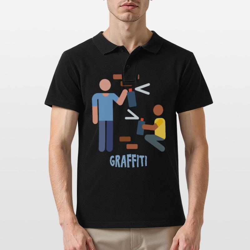 Graffitis - Graffitti Polo Homme