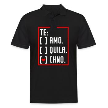 Edm Rave Te Amo Techno Gift - Men's Polo Shirt - black - Front - Kai (181cm)