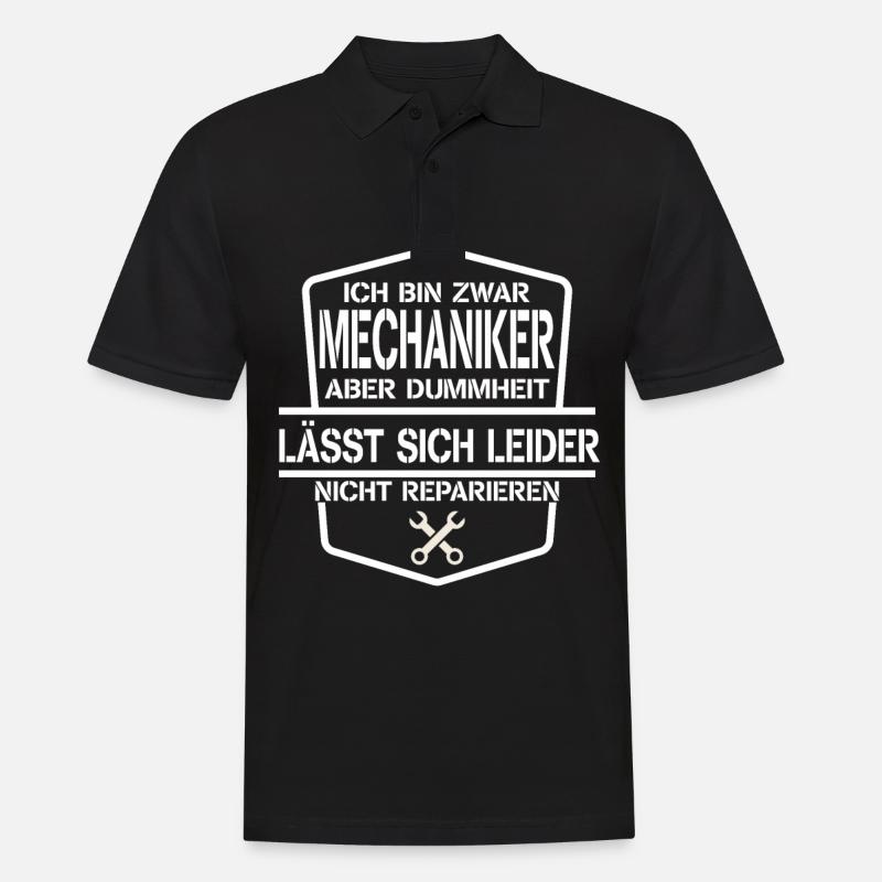 Mechaniker - Männer Poloshirt - Schwarz