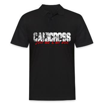 Canicross Moi Et Mon Chien | Cadeau sport chien - Polo Homme - noir - Devant - Kai (181cm)