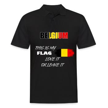 belgique - Polo Homme - noir - Devant - Kai (181cm)