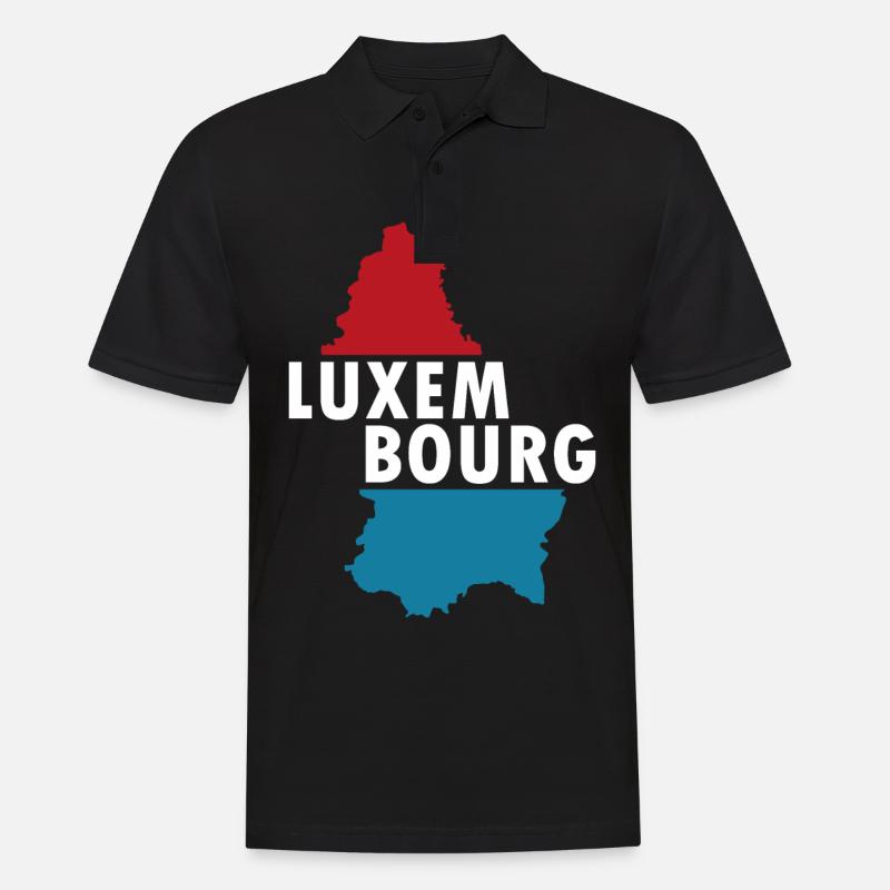 Luxembourg - Polo Homme - noir