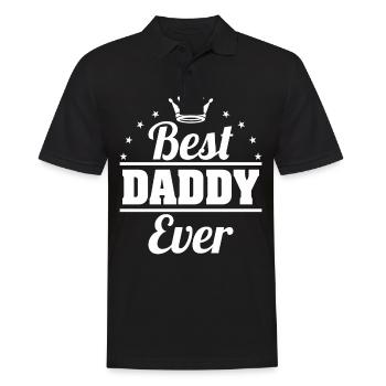 Vatertag Papa - Männer Poloshirt - Schwarz - Vorne - Kai (181cm)