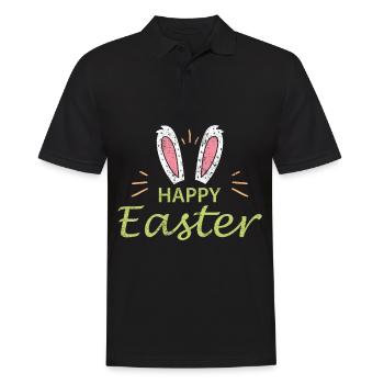 Easter Easter - Men's Polo Shirt - black - Front - Kai (181cm)