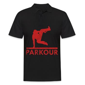 parkour - Polo Homme - noir - Devant - Kai (181cm)