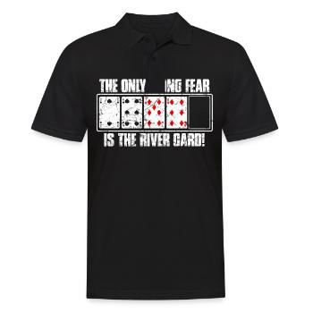 Poker - Männer Poloshirt - Schwarz - Vorne - Kai (181cm)
