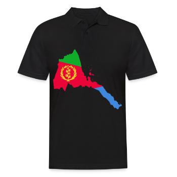 Habesha T-Shirt Eritrea Injera Ethiopia Gift Idea - Männer Poloshirt - Schwarz - Vorne - Kai (181cm)