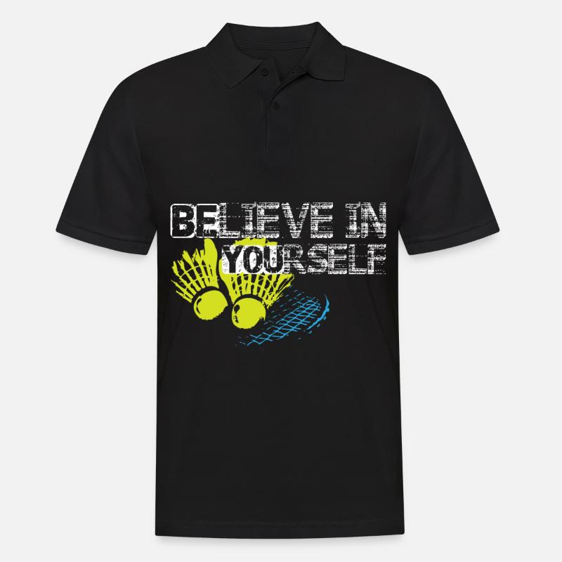 Badminton - Männer Poloshirt - Schwarz