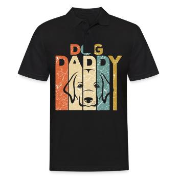 Dog Dog Dad Dog Daddy - Men's Polo Shirt - black - Front - Kai (181cm)
