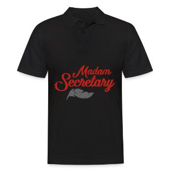Secrétaire - Polo Homme - noir - Devant - Kai (181cm)